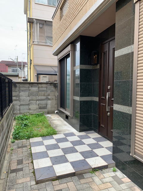 東住吉区住道矢田1丁目中古戸建　庭